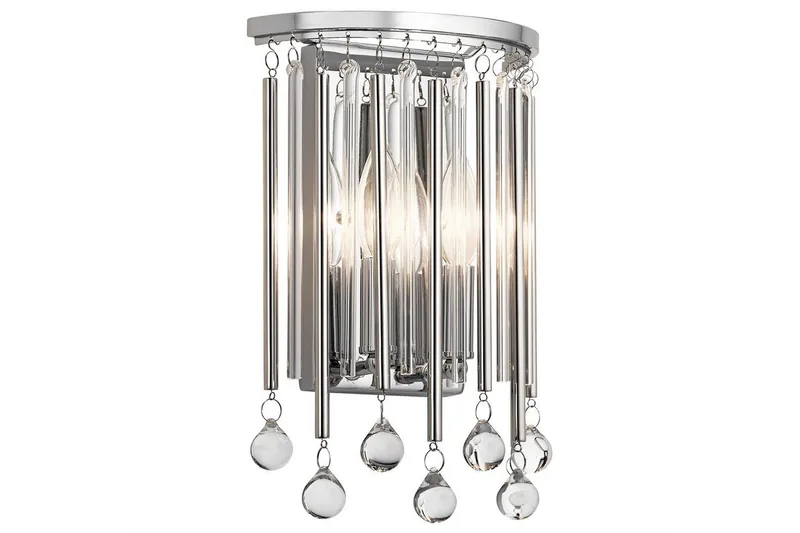 Vegglampe Kichler Piper Polert krom - Polert krom - Belysning - Innendørsbelysning & Lamper - Vegglampe