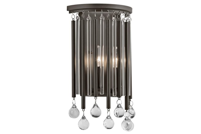 Vegglampe Kichler Piper Espresso/Krom - Espresso/Krom - Belysning - Innendørsbelysning & Lamper - Vegglampe