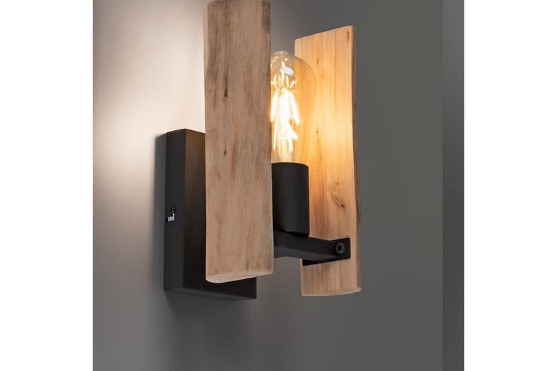 Vegglampe Log - 15x25x17 cm - Belysning - Innendørsbelysning & Lamper - Vegglampe