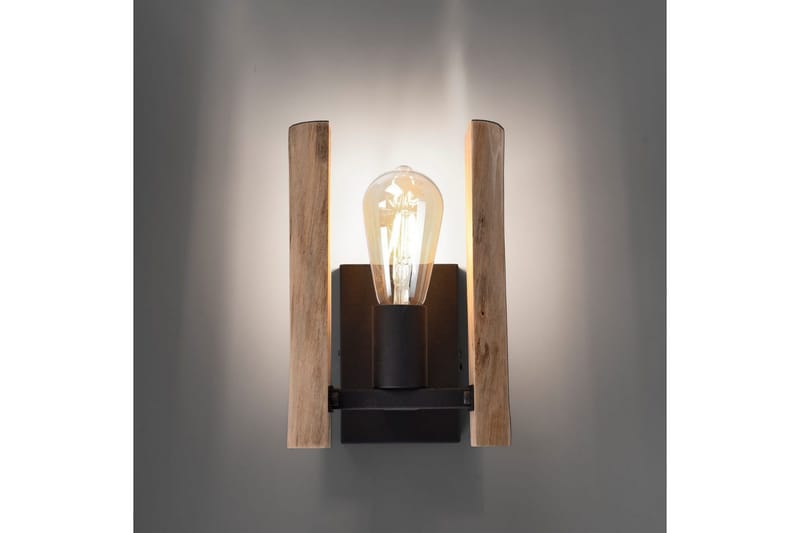 Vegglampe Log - 15x25x17 cm - Belysning - Innendørsbelysning & Lamper - Vegglampe