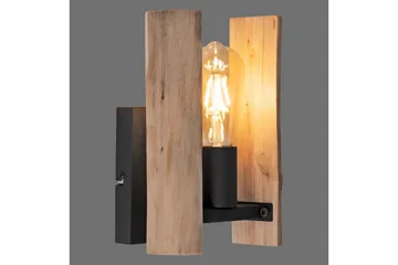 Vegglampe Log - 15x25x17 cm - Belysning - Innendørsbelysning & Lamper - Vegglampe