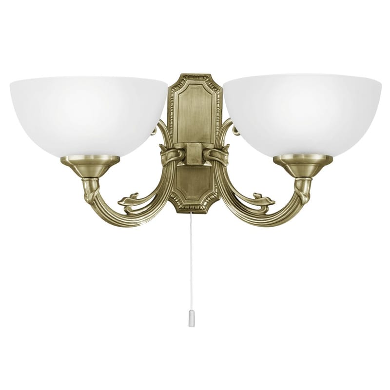 Vegglampe Savoy med 2 lamper, 41 cm