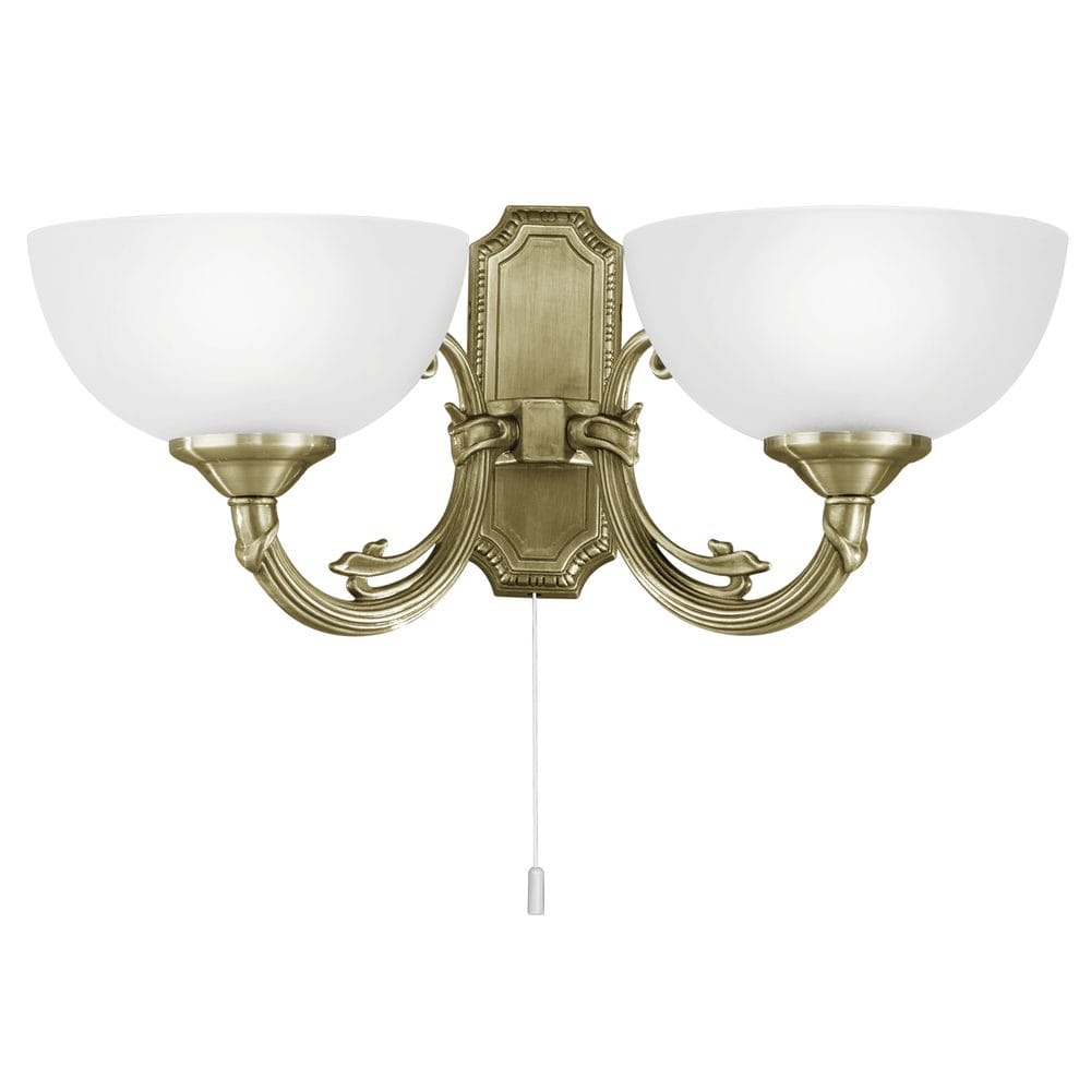 Vegglampe Savoy med 2 lamper - 41 cm