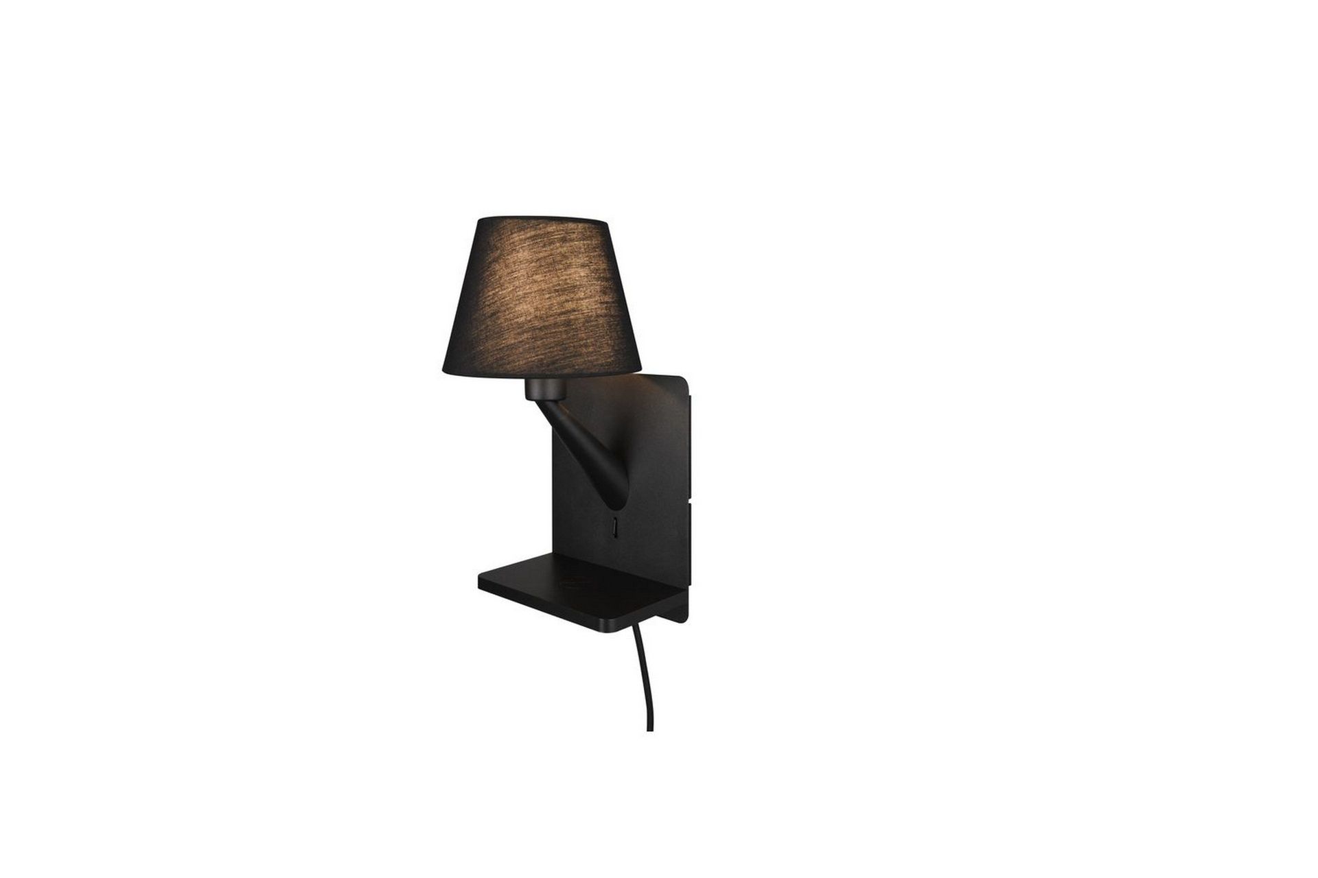 Vegglampe TRIO Comfort Matt svart - Matt svart