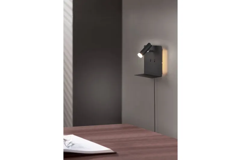 Vegglampe TRIO Element Matt svart - Matt svart - Belysning - Innendørsbelysning & Lamper - Vegglampe