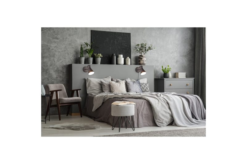 Vegglampe TRIO Enzo Matt svart - Matt svart - Belysning - Innendørsbelysning & Lamper - Vegglampe