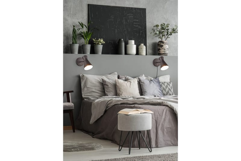 Vegglampe TRIO Enzo Matt svart - Matt svart - Belysning - Innendørsbelysning & Lamper - Vegglampe