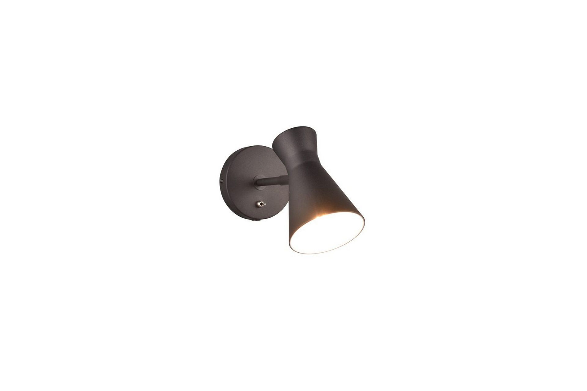 Vegglampe TRIO Enzo Matt svart - Matt svart