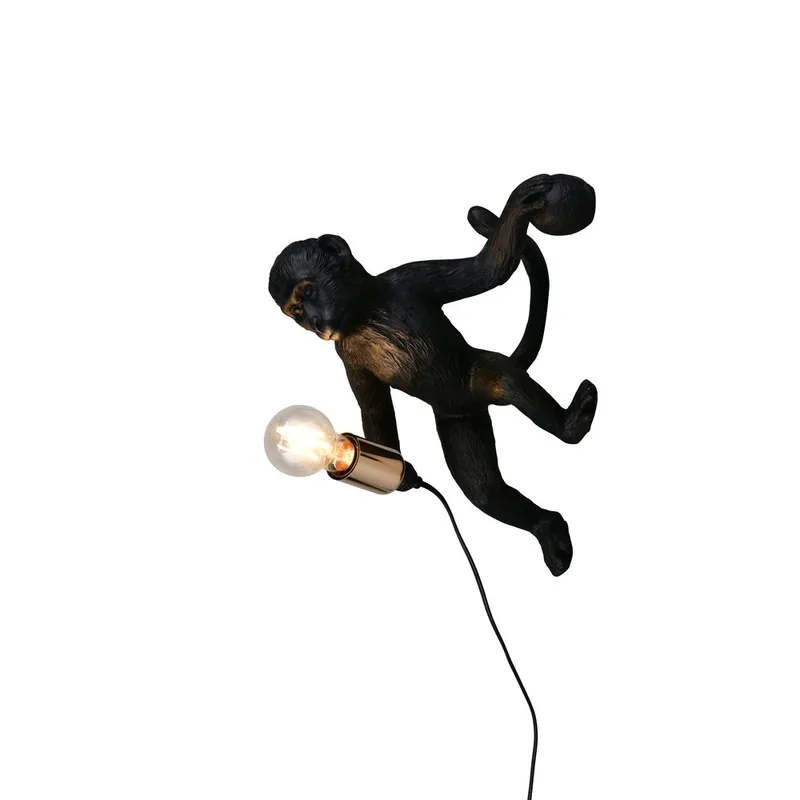 Vegglampe TRIO Louy, Svart