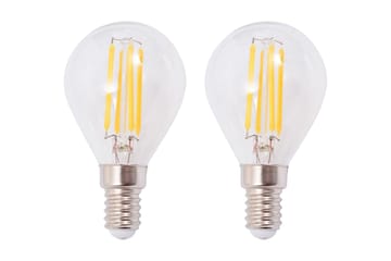 Vegglamper 2 stk med 2 LED-filamentprer 8 W - Svart/Kobber - Belysning - Innendørsbelysning & Lamper - Vegglampe