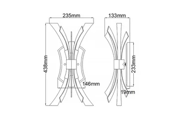 Vida Hinkley Vegglampe - Belysning - Innendørsbelysning & Lamper - Vegglampe