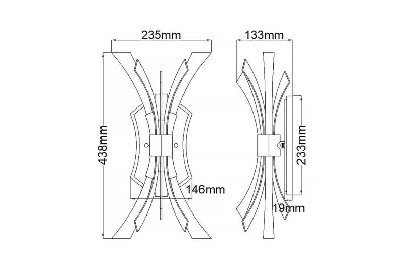 Vida Hinkley Vegglampe - Belysning - Innendørsbelysning & Lamper - Vegglampe