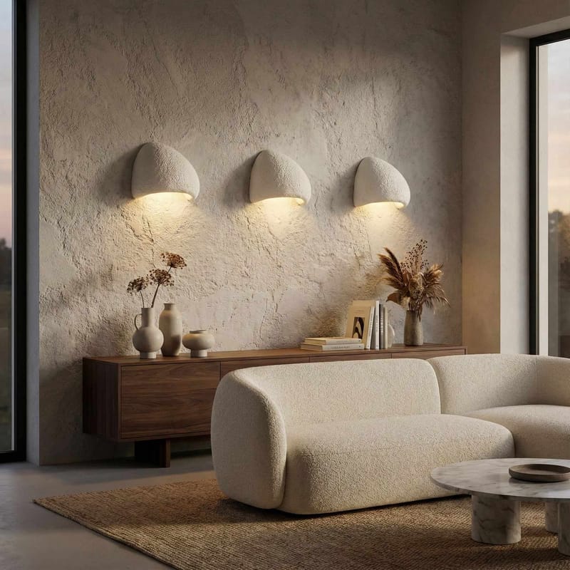 Vyrel vegglampe 30 cm - Hvit - Belysning - Innendørsbelysning & Lamper - Vegglampe