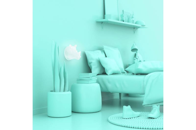 Veggnattlampe Mobility On Board Neshorn Multicolor - Belysning - Innendørsbelysning & Lamper - Dekorasjonsbelysning
