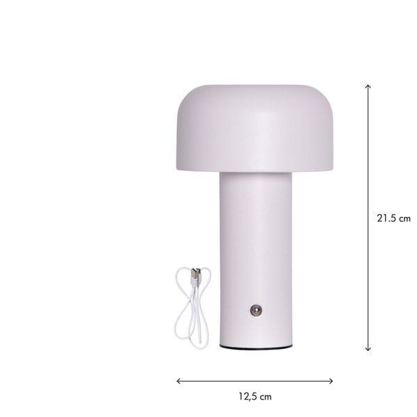 Bobby bordlampe 12,5 cm - hvit - Belysning - Innendørsbelysning & Lamper - Vinduslampe - Vinduslampe på fot