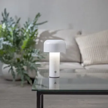 Bobby bordlampe 12,5 cm - hvit - Belysning - Innendørsbelysning & Lamper - Vinduslampe - Vinduslampe på fot