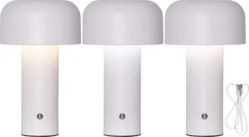 Bobby bordlampe 12,5 cm - hvit - Belysning - Innendørsbelysning & Lamper - Vinduslampe - Vinduslampe på fot