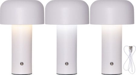 Bobby bordlampe 12,5 cm - hvit - Belysning - Innendørsbelysning & Lamper - Vinduslampe - Vinduslampe på fot