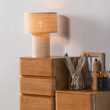 Bordlampe Syro 28 cm - Natur - Belysning - Innendørsbelysning & Lamper - Nattlampe - Nattlampe bord