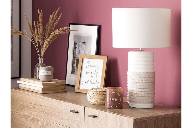 Navia Bordlampe 30 cm - Hvit - Belysning - Innendørsbelysning & Lamper - Vinduslampe - Vinduslampe på fot