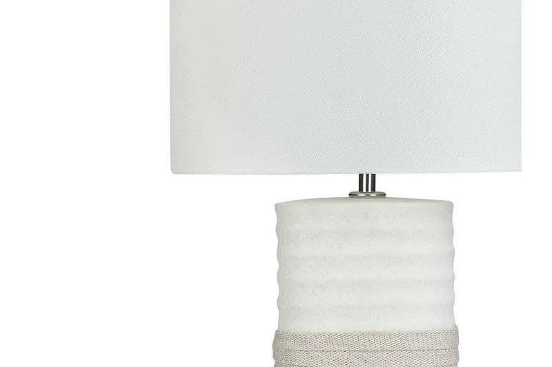 Navia Bordlampe 30 cm - Hvit - Belysning - Innendørsbelysning & Lamper - Vinduslampe - Vinduslampe på fot