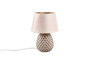 Trio Lighting Ariana Bordlampe 35 cm E14 Beige - Belysning - Innendørsbelysning & Lamper - Vinduslampe - Vinduslampe på fot