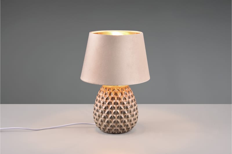 Trio Lighting Ariana Bordlampe 35 cm E14 Beige - Belysning - Innendørsbelysning & Lamper - Vinduslampe - Vinduslampe på fot