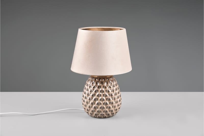 Trio Lighting Ariana Bordlampe 35 cm E14 Beige - Belysning - Innendørsbelysning & Lamper - Vinduslampe - Vinduslampe på fot