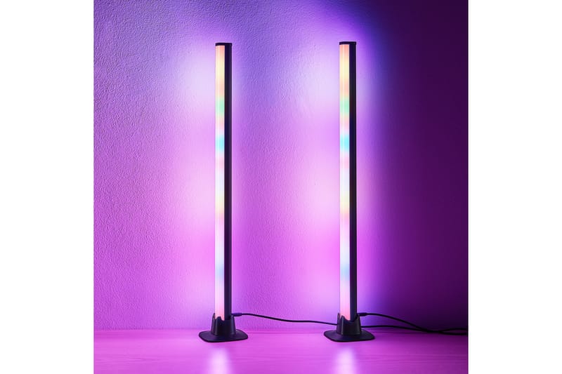 Trio Lighting Boy LED bordlampe 2 stk svart RGB - Belysning - Innendørsbelysning & Lamper - Vinduslampe - Vinduslampe på fot