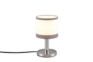 Trio Lighting Davos Bordlampe E14 krom/hvit - Belysning - Innendørsbelysning & Lamper - Vinduslampe - Vinduslampe på fot