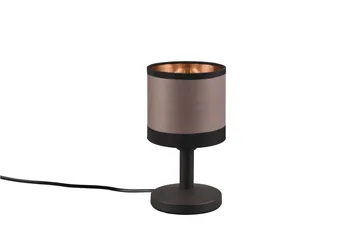Trio Lighting Davos Bordlampe E14 Matt Svart/Gråbrun - Belysning - Innendørsbelysning & Lamper - Vinduslampe - Vinduslampe på fot