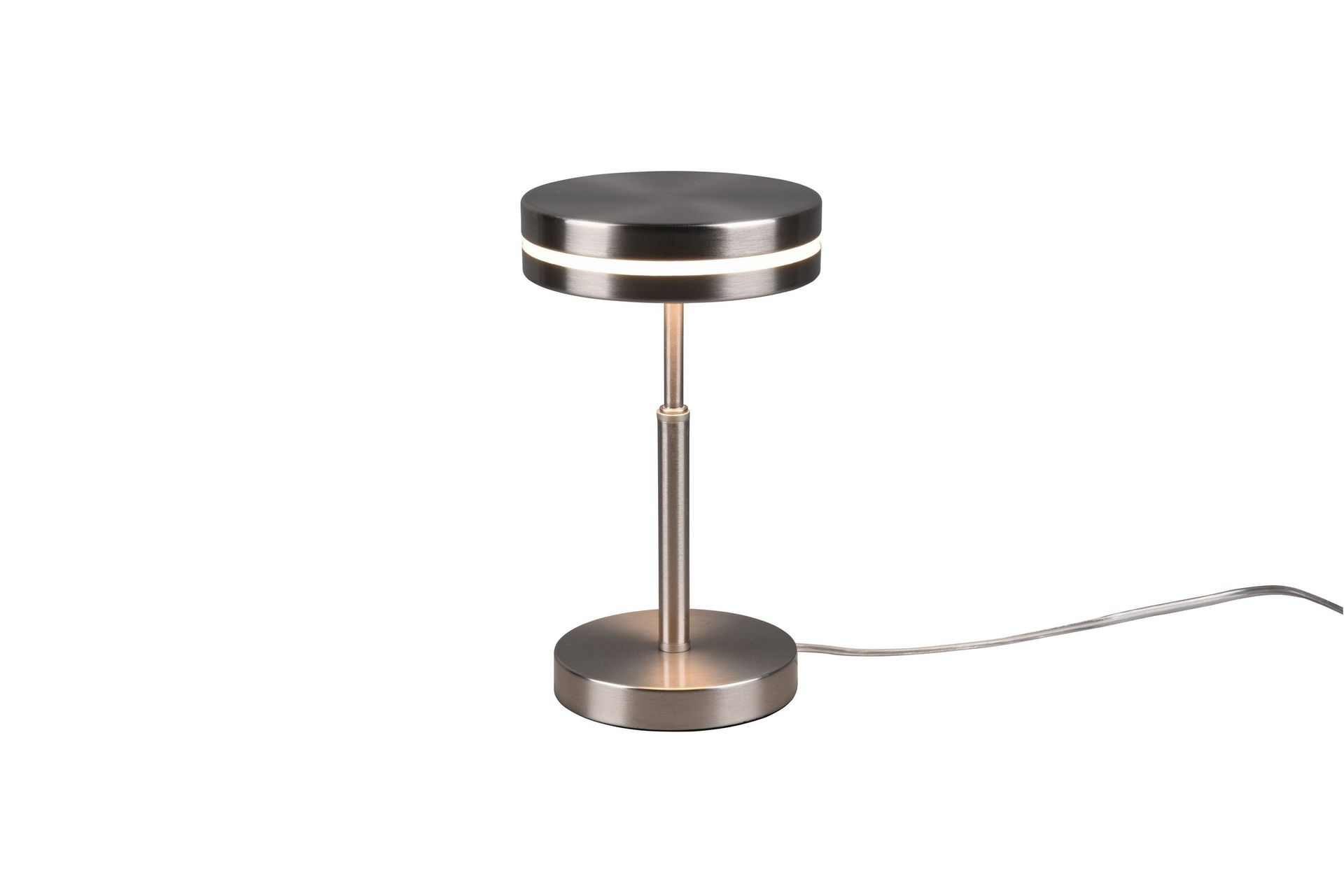 Trio Lighting Franklin LED bordlampe børstet stål -