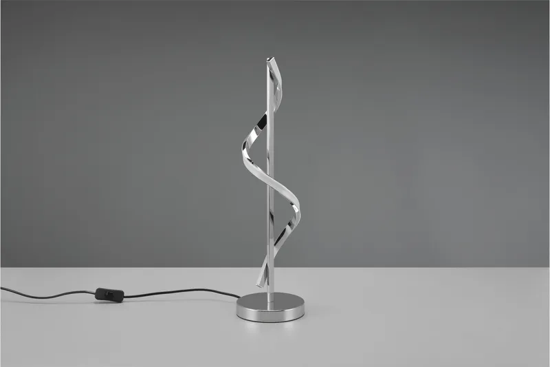 Trio Lighting Isabel LED Bordlampe Krom 4000K - Belysning - Innendørsbelysning & Lamper - Vinduslampe - Vinduslampe på fot