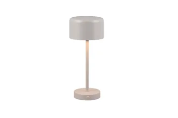 Trio Lighting Jeff LED Bordlampe grå oppladbar - Belysning - Innendørsbelysning & Lamper - Vinduslampe - Vinduslampe på fot