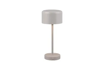 Trio Lighting Jeff LED Bordlampe grå oppladbar - Belysning - Innendørsbelysning & Lamper - Vinduslampe - Vinduslampe på fot