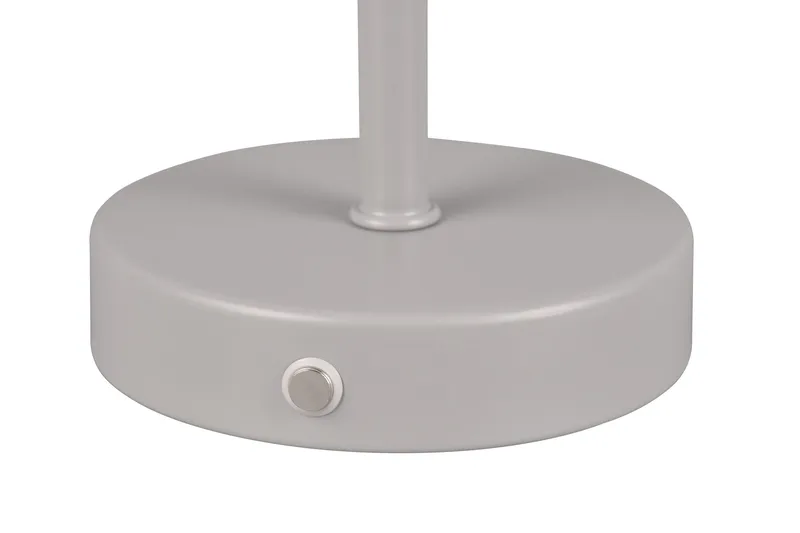 Trio Lighting Jeff LED Bordlampe grå oppladbar - Belysning - Innendørsbelysning & Lamper - Vinduslampe - Vinduslampe på fot