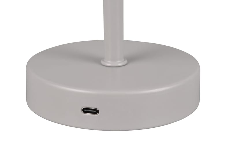 Trio Lighting Jeff LED Bordlampe grå oppladbar - Belysning - Innendørsbelysning & Lamper - Vinduslampe - Vinduslampe på fot