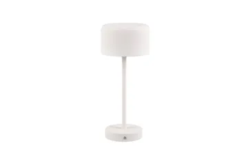 Trio Lighting Jeff LED Bordlampe Matt Hvit Oppladbar - Belysning - Innendørsbelysning & Lamper - Vinduslampe - Vinduslampe på fot