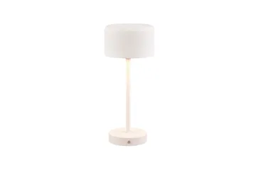 Trio Lighting Jeff LED Bordlampe Matt Hvit Oppladbar - Belysning - Innendørsbelysning & Lamper - Vinduslampe - Vinduslampe på fot