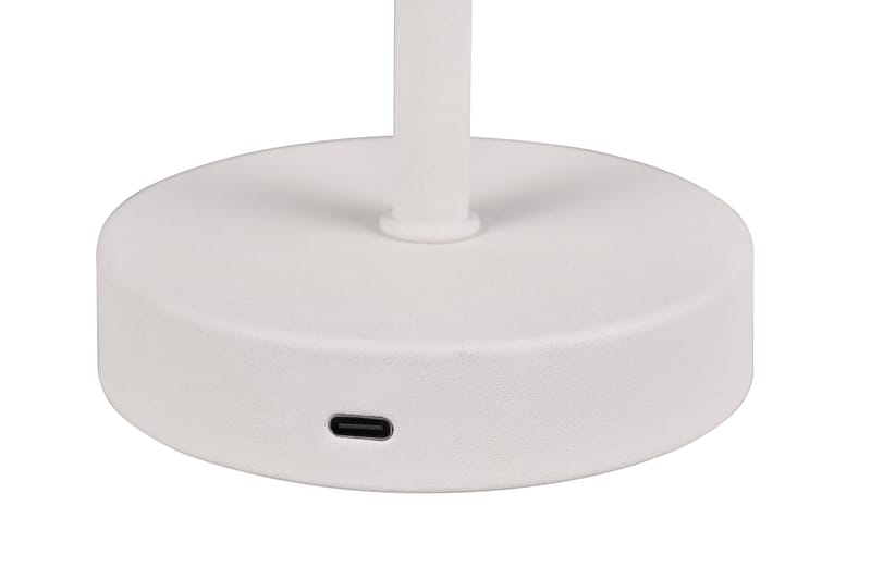 Trio Lighting Jeff LED Bordlampe Matt Hvit Oppladbar - Belysning - Innendørsbelysning & Lamper - Vinduslampe - Vinduslampe på fot