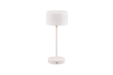 Trio Lighting Jeff LED Bordlampe Matt Hvit Oppladbar - Belysning - Innendørsbelysning & Lamper - Vinduslampe - Vinduslampe på fot