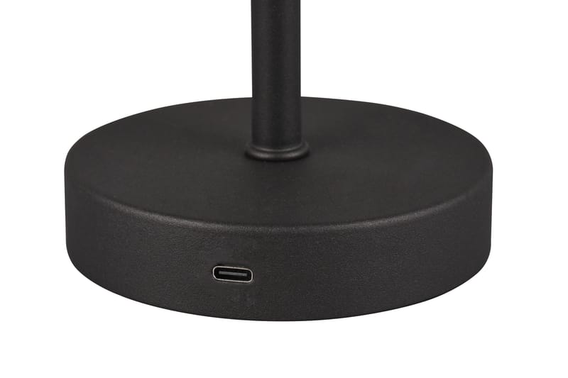 Trio Lighting Jeff LED bordlampe matt svart oppladbar - Belysning - Innendørsbelysning & Lamper - Vinduslampe - Vinduslampe på fot