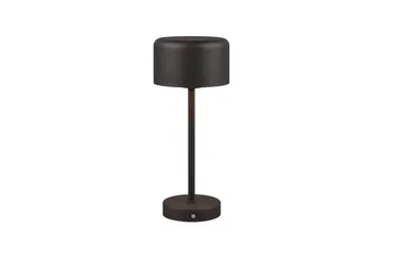 Trio Lighting Jeff LED bordlampe matt svart oppladbar - Belysning - Innendørsbelysning & Lamper - Vinduslampe - Vinduslampe på fot