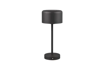 Trio Lighting Jeff LED bordlampe matt svart oppladbar - Belysning - Innendørsbelysning & Lamper - Vinduslampe - Vinduslampe på fot