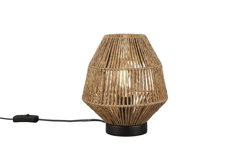 Trio Lighting Miki Bordlampe E27 Sisal - Belysning - Innendørsbelysning & Lamper - Vinduslampe - Vinduslampe på fot