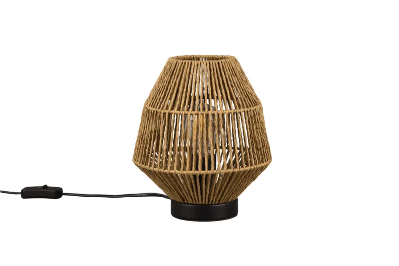 Trio Lighting Miki Bordlampe E27 Sisal - Belysning - Innendørsbelysning & Lamper - Vinduslampe - Vinduslampe på fot