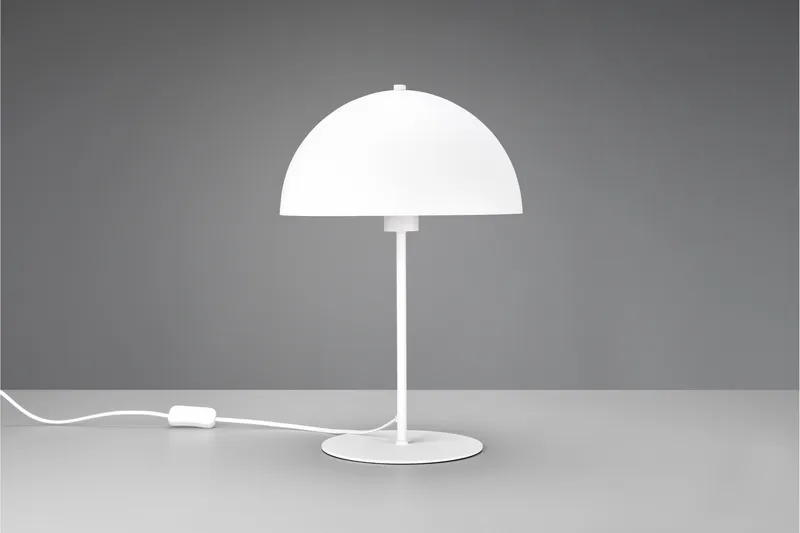 Trio Lighting Nola Bordlampe 45 cm E27 Matt Hvit - Belysning - Innendørsbelysning & Lamper - Vinduslampe - Vinduslampe på fot