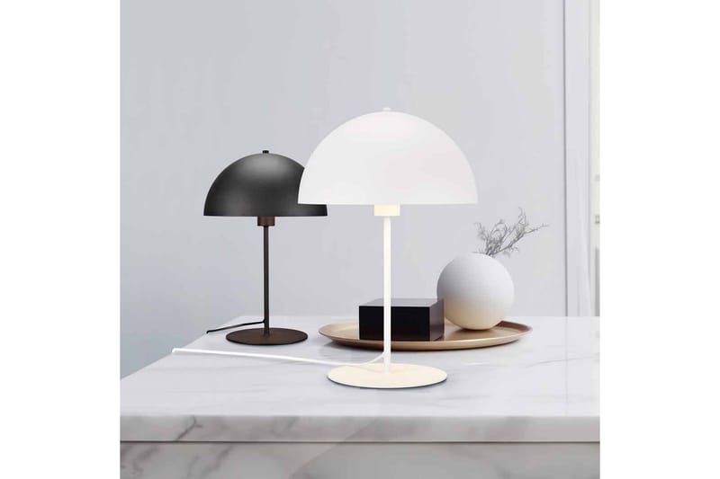 Trio Lighting Nola Bordlampe 45 cm E27 Matt Hvit - Belysning - Innendørsbelysning & Lamper - Vinduslampe - Vinduslampe på fot