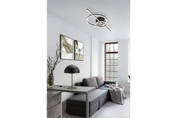 Trio Lighting Nola Bordlampe 45 cm E27 matt svart - Belysning - Innendørsbelysning & Lamper - Vinduslampe - Vinduslampe på fot