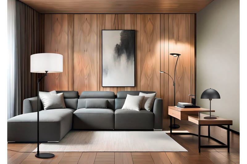 Trio Lighting Nola Bordlampe 45 cm E27 matt svart - Belysning - Innendørsbelysning & Lamper - Vinduslampe - Vinduslampe på fot